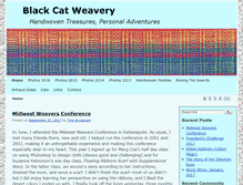Tablet Screenshot of blackcatweavery.com